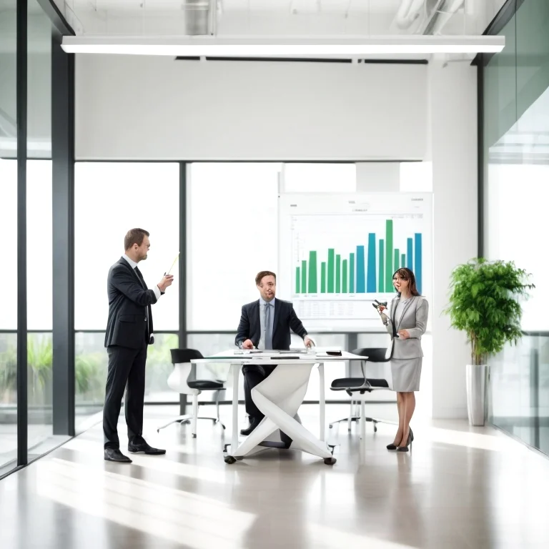 Business leader receiving feedback from coach